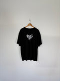 BLEEDING HEARTS TEE // BLK